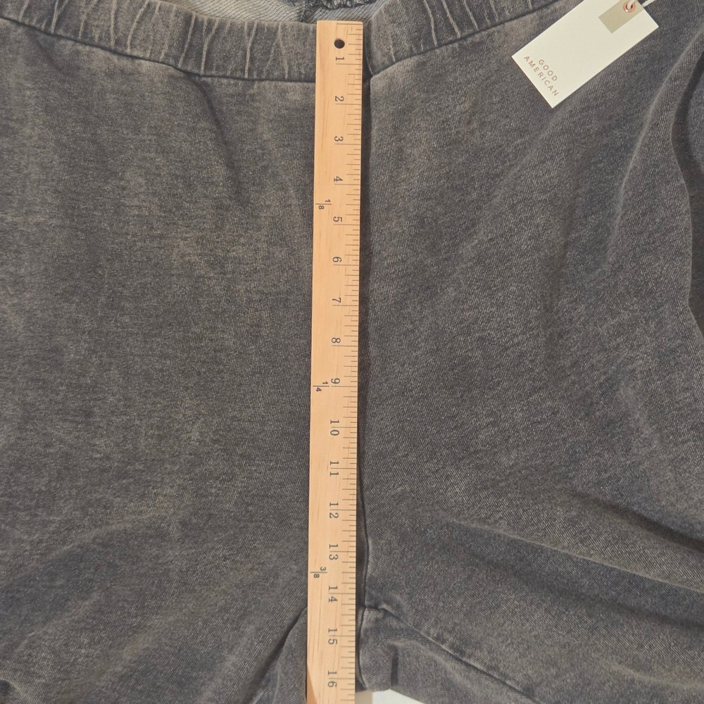 Good American Jeanius Pull-On Flare Pants Black Stretchy Plus‎ Size 4XL GS0524B - Picture 9 of 11
